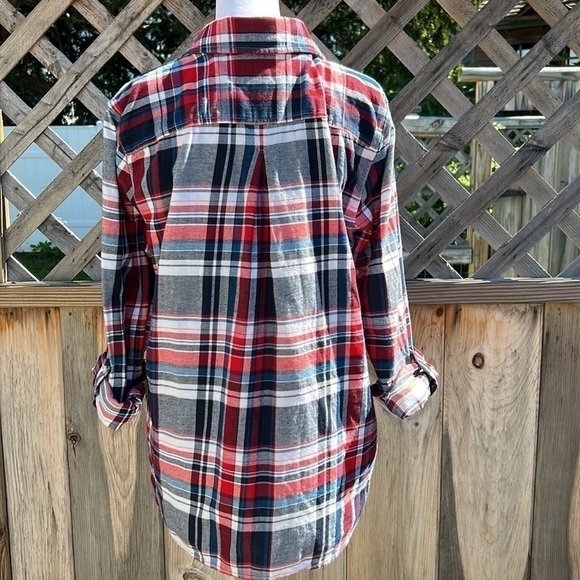 Tommy Hilfiger plaid top size large - Picture 8 of 10